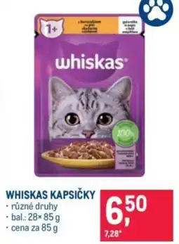 Makro Whiskas kapsičky nabídka