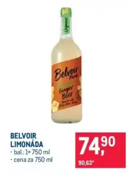 Makro Belvoir limonáda nabídka
