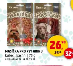 Penny Market Masíčka pro psy Akinu nabídka