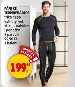 Penny Market Pánské termoprádlo nabídka