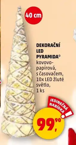 Penny Market Dekorační Led pyramida nabídka