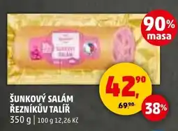 Penny Market Šunkový salám Řezníkův Talíř nabídka