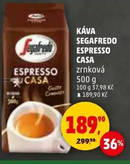 Penny Market Káva Segafredo espresso casa zrnková nabídka