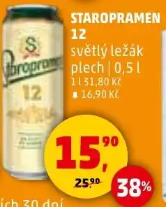 Penny Market Staropramen 12 nabídka