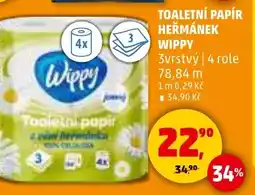 Penny Market Toaletní papír heřmánek Wippy nabídka