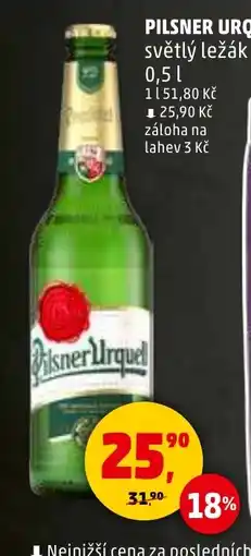 Penny Market Pilsner Urquell nabídka