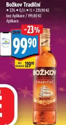 Albert Božkov Tradiční nabídka