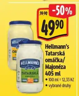 Albert HELLMANN'S Tatarská omáčka/ Majonéza nabídka