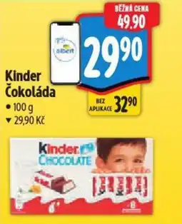 Albert Kinder Čokoláda nabídka
