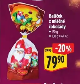 Albert Balíček z mléčné čokolády nabídka