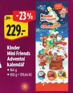 Albert Kinder Mini Friends Adventní kalendář nabídka