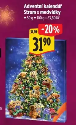 Albert Adventní kalendář Strom s medvídky nabídka