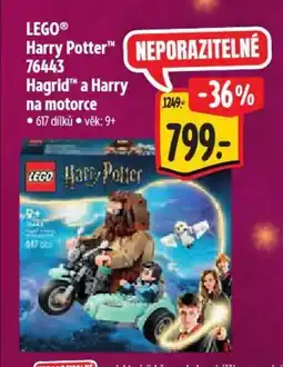 Albert LEGO® Harry Potter 76443 Hagrid a Harry na motorce nabídka