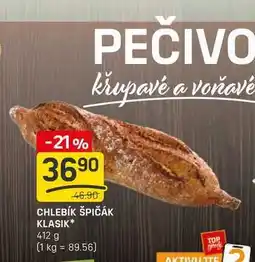 Flop CHLEBÍK ŠPIČÁK KLASIK*412 g nabídka