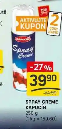 Flop SPRAY CREME KAPUCÍN 250 g nabídka