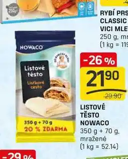 Flop LISTOVÉ TĚSTO NOWACO 350 g nabídka