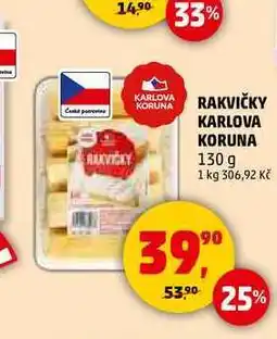 Penny Market RAKVIČKY KARLOVA KORUNA, 130 g nabídka