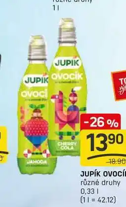 Flop JUPÍK OVOCĺK různé druhy 0,33l nabídka