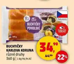 Penny Market BUCHTIČKY KARLOVA KORUNA, 360 g nabídka