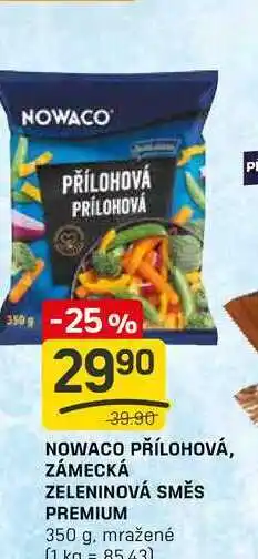 Flop NOWACO PŘÍLOHOVÁ, ZÁMECKÁ ZELENINOVÁ SMĚS PREMIUM 350 g mražené nabídka