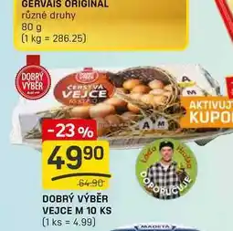 Flop DOBRÝ VÝBĚR VEJCE M 10 KS nabídka
