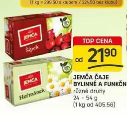 Flop JEMČA ČAJE BYLINNÉ A FUNKČN různé druhy 24-54 g nabídka