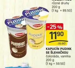 Flop KAPUCÍN PUDINK SE ŠLEHAČKOU čokoláda, vanilka 200 g nabídka