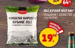 Penny Market ZELÍ KYSANÉ BÍLÉ XXL, 1 kg nabídka