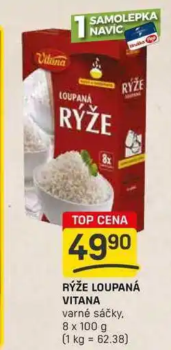 Flop RÝŽE LOUPANÁ VITANA varné sáčky 8 x 100 g nabídka