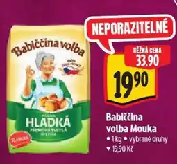 Albert Babiččina volba Mouka nabídka