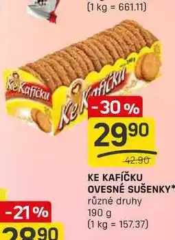 Flop KE KAFÍČKU OVESNÉ SUŠENKY různé druhy 190 g nabídka
