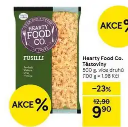 Tesco Hearty Food Co. Těstoviny, 500 g, více druhů nabídka