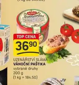 Flop VÁNOČNÍ PAŠTIKA vybrané druhy 200 g nabídka