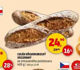 Penny Market CHLÉB DŘEVORUBECKÝ VÍCEZRNNÝ, 405 g nabídka