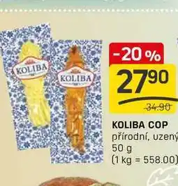 Flop KOLIBA COP přírodní, uzený 50 g nabídka