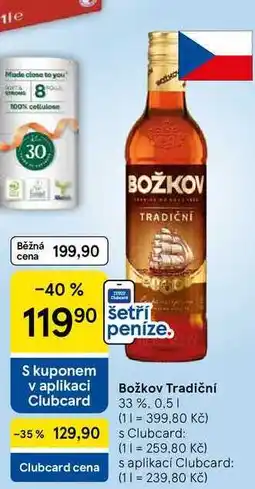 Tesco Božkov Tradiční 33 %, 0,5 l nabídka
