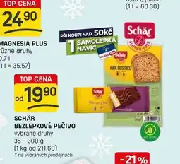 Flop Schär BEZLEPKOVÉ PEČIVO vybrané druhy 35- 300 g nabídka