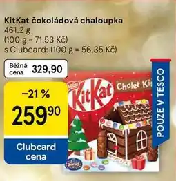 Tesco KitKat čokoládová chaloupka, 461,2 g nabídka