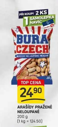 Flop ARAŠÍDY PRAŽENÉ NELOUPANÉ 200 g nabídka