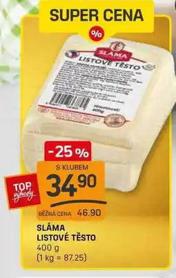 Flop SLÁMA LISTOVÉ TĚSTO 400 g nabídka