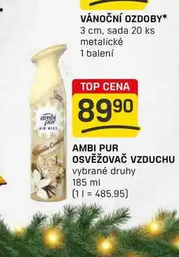 Flop AMBI PUR OSVĚŽOVAČ VZDUCHU vybrané druhy 185 ml nabídka