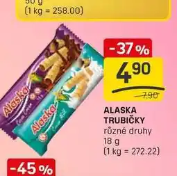 Flop ALASKA TRUBIČKY různé druhy 18 g nabídka