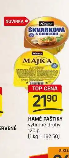 Flop HAMÉ PAŠTIKY vybrané druhy 120 g nabídka