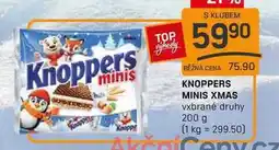 Flop KNOPPERS MINIS XMAS vybrané druhy 200 g nabídka