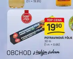 Flop POTRAVINOVÁ FÓLIE 30 m nabídka