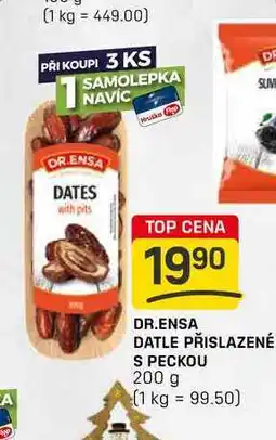 Flop DR.ENSA DATLE PŘISLAZENÉ S PECKOU 200 g nabídka