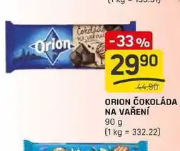Flop ORION ČOKOLÁDA NA VAŘENÍ 90 g nabídka