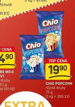 Flop CHIO POPCORN různé druhy 75 g nabídka