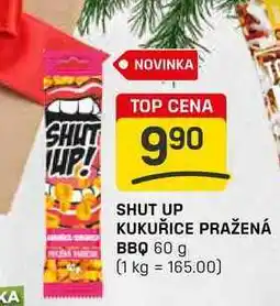 Flop SHUT UP KUKUŘICE PRAŽENÁ BBQ 60 g nabídka