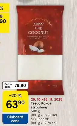 Tesco Tesco Kokos strouhaný, 500 g nabídka